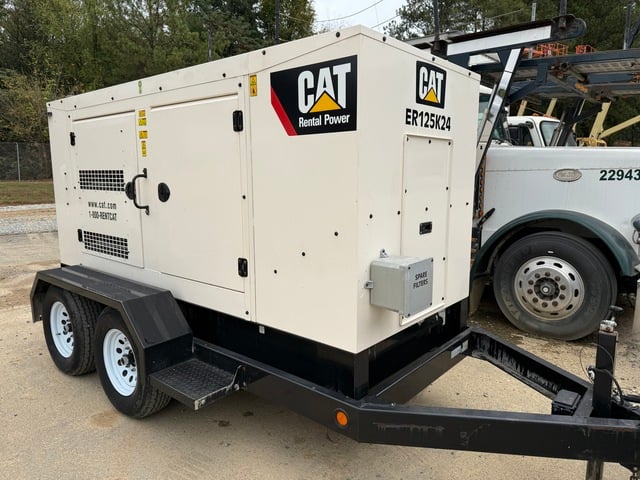 100 KW Caterpillar #XQ125, Diesel Generator, multi-voltage selector switch, 1800 RPM, EMCP 4.2B digital - Image 1