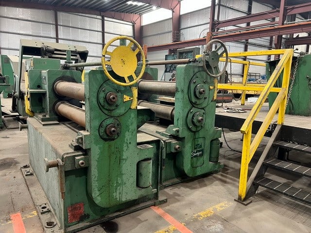 48" x .312" Loopco, slitting line, 30000 lb., 3 Heads and Banding Line Components - Image 3