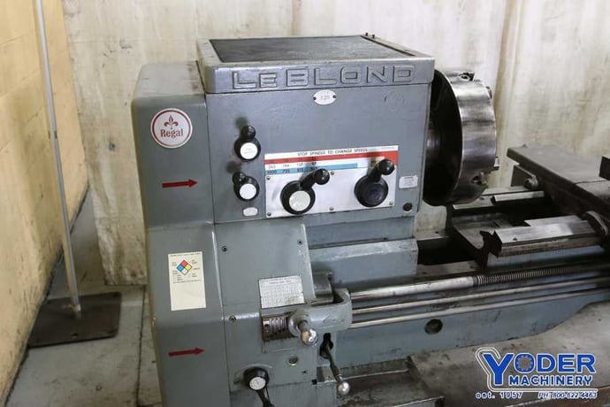 19"/28" x 144" LeBlond #Regal, gap bed engine lathe, 12.5" SOCS, coolant, 7-1/2 HP, #68530 - Image 3