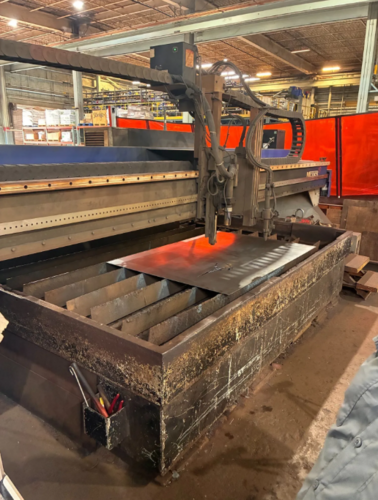 Messer #TITAN, Plasma Cutting System, 8' x40', Windows CNC, HPR260 supply, 2007 - Image 2