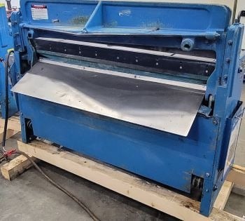16" gauge x 4' Wysong #H-1652, hydraulic power squaring shear, 52" cut L, 3 HP, 58 SPM - Image 2