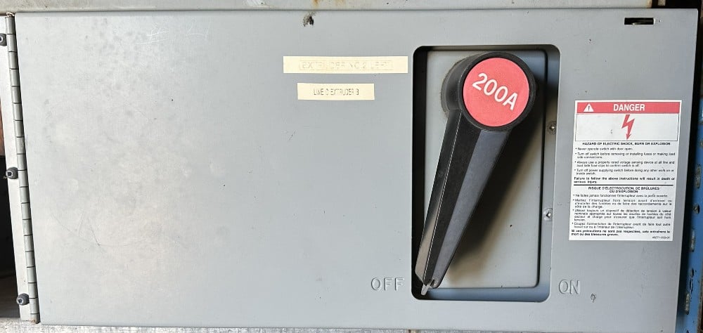 200 Amp. Federal Pioneer/federal Pacific Pioneer/Pacific, QMQB2036C, Fusible Panelboard Switch, 3-Pole, 600 - Image 4
