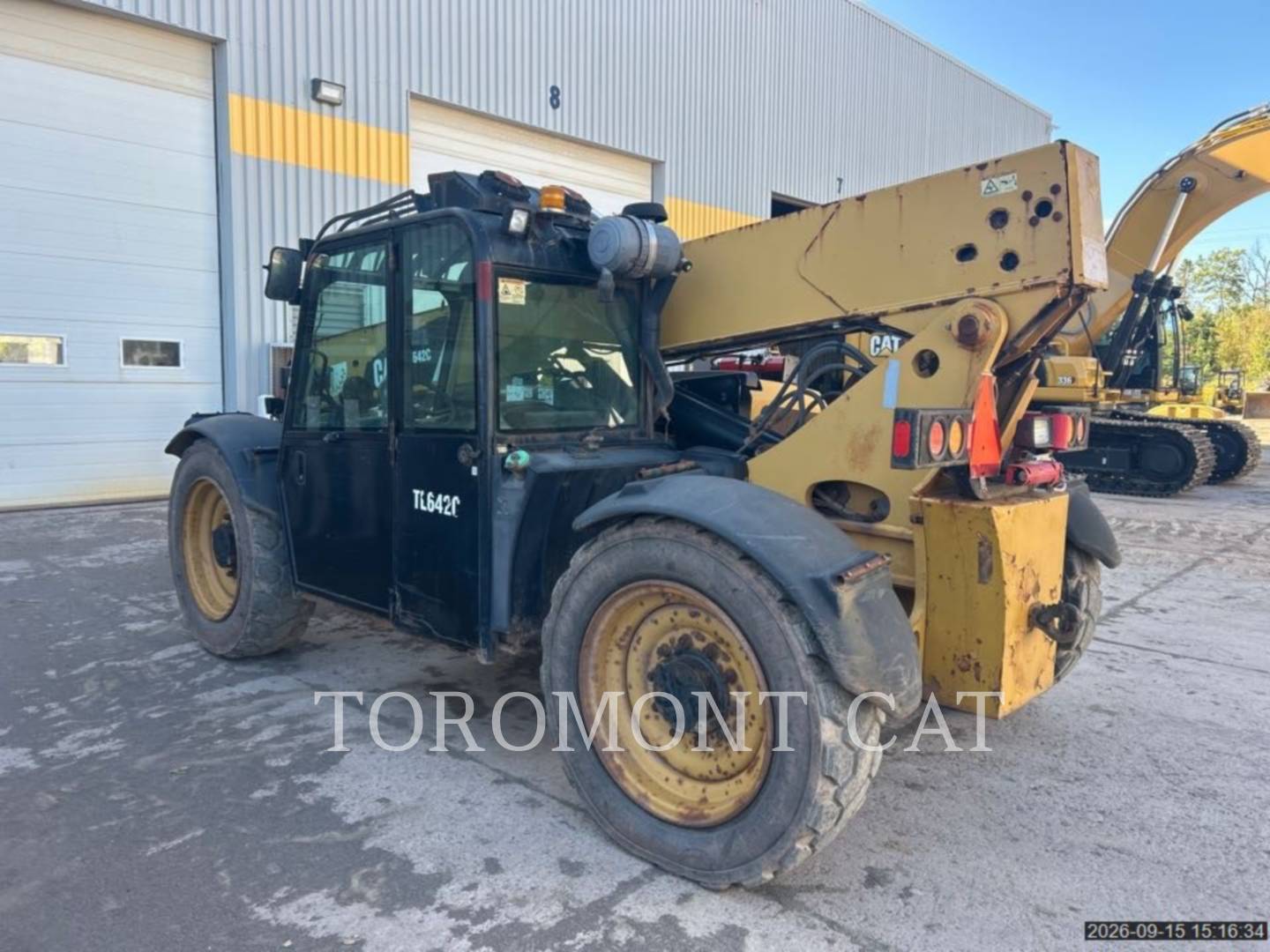 Cat TL642C, Telehandler, 7238 hours, S/N: THG00513, 2013 - Image 4