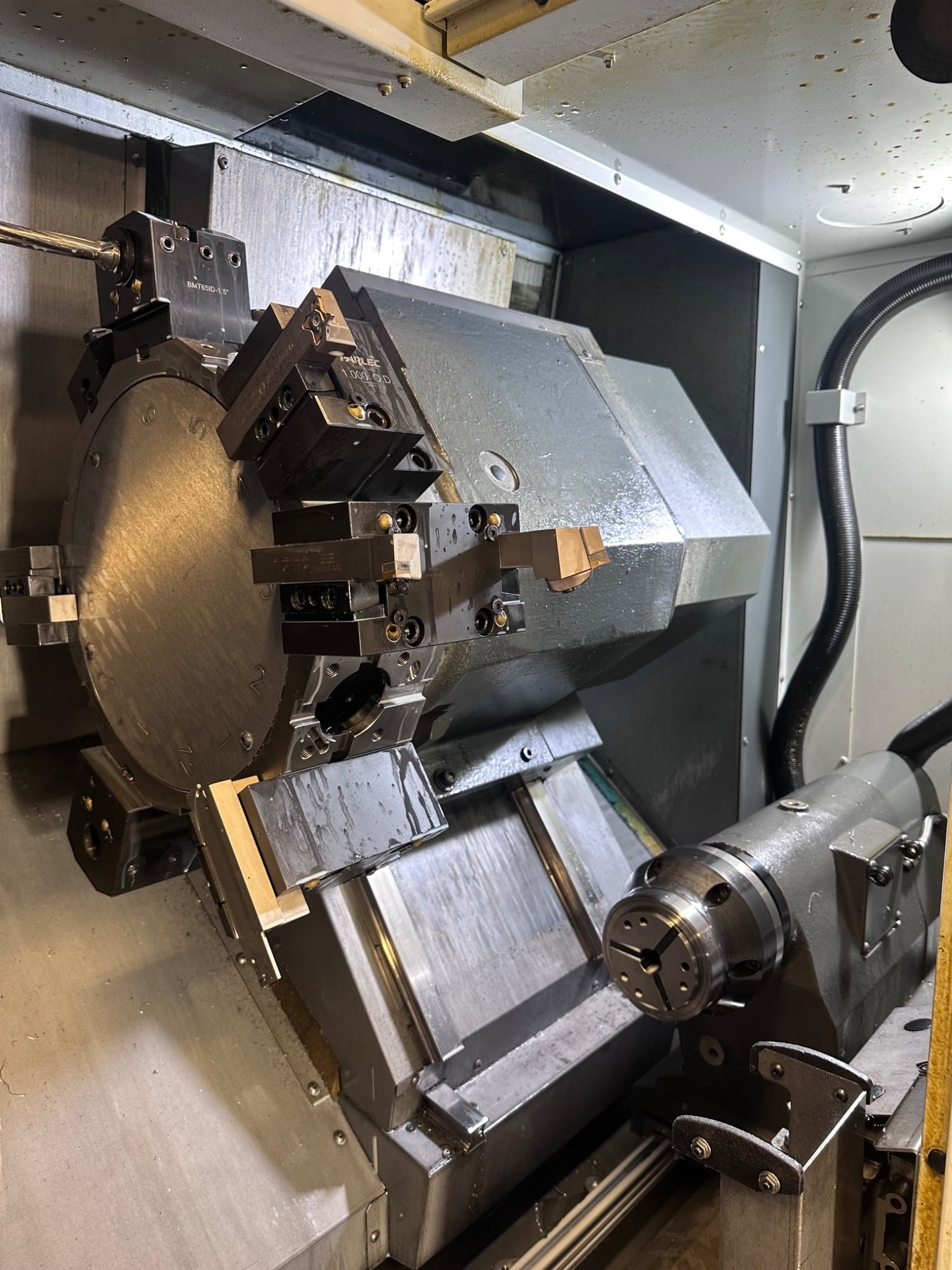 Haas #ST-25Y, CNC lathe, 21" swing, 22.5" machining length, 11.75" turning diameter, 10" chuck, 3" bar, 30 - Image 1