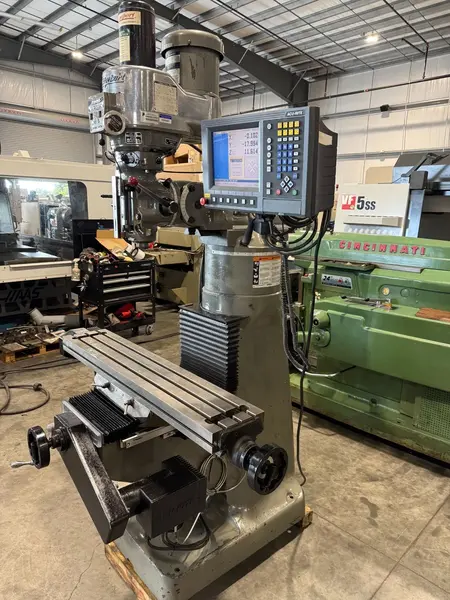 Bridgeport #Series-1, CNC vertical mill, 9" x48" table, 26" X, 12" Y, 16" knee, 60-4200 RPM, 2 HP, R-8 - Image 5