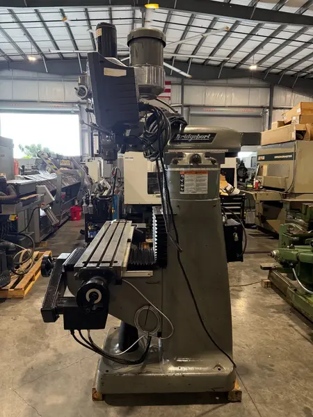 Bridgeport #Series-1, CNC vertical mill, 9" x48" table, 26" X, 12" Y, 16" knee, 60-4200 RPM, 2 HP, R-8 - Image 6