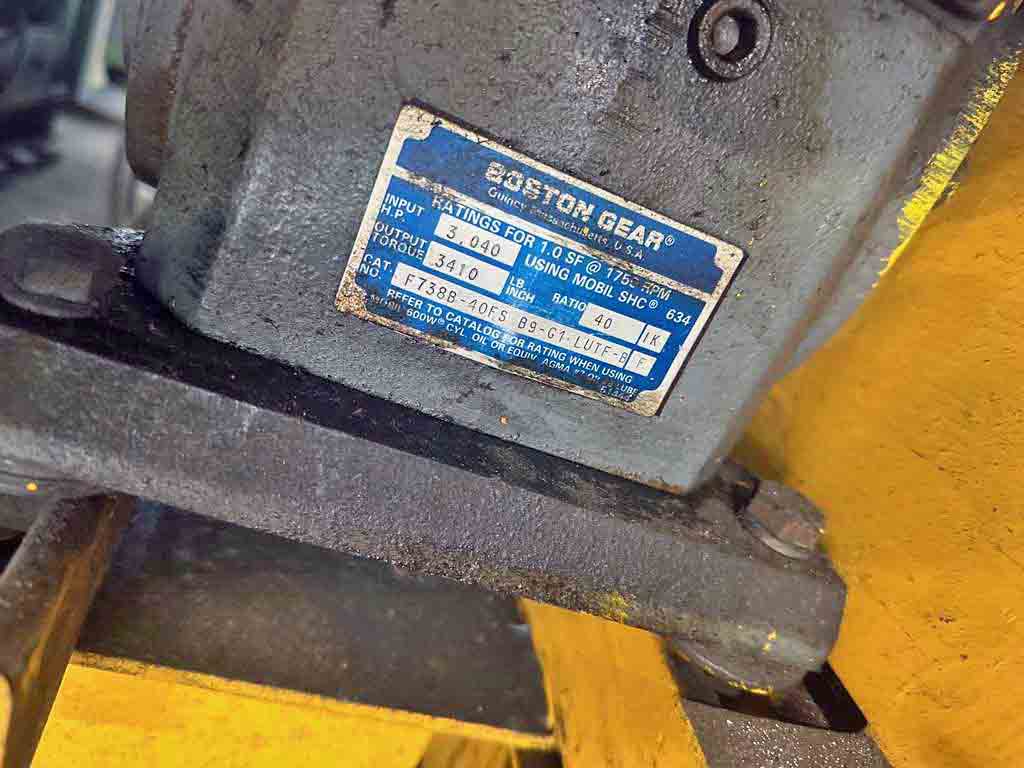 Rotary conveyor, Webb-Norfolk, 10000 lb. x 72" outside dimension, powered 3.5" diameter x 76" face rolls on - Image 3