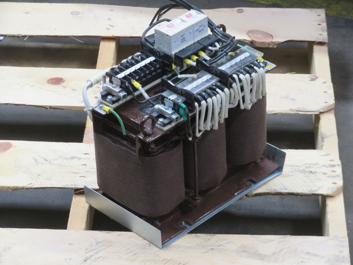 3.6 KVA 200/220/380/400/420/480 Primary, 200/100 Secondary, Nunome #NETH3600MUT2, Dry Type Transformer, 50/60 - Image 1