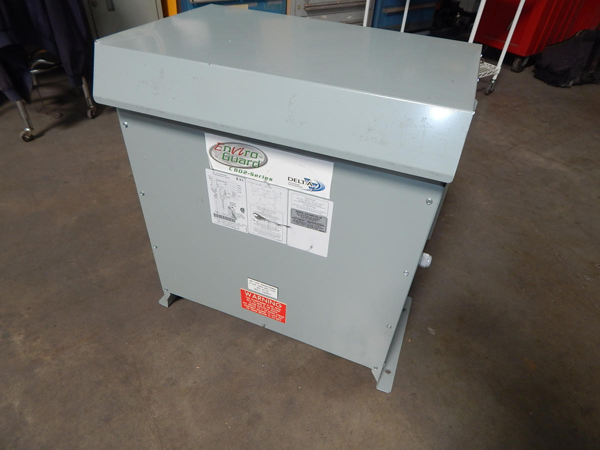 15 KVA 600 Primary, 400Y/231 Secondary, Delta Transformers #XD3C0015, Enviro-Guard Dry Type Transformer, 60 - Image 1