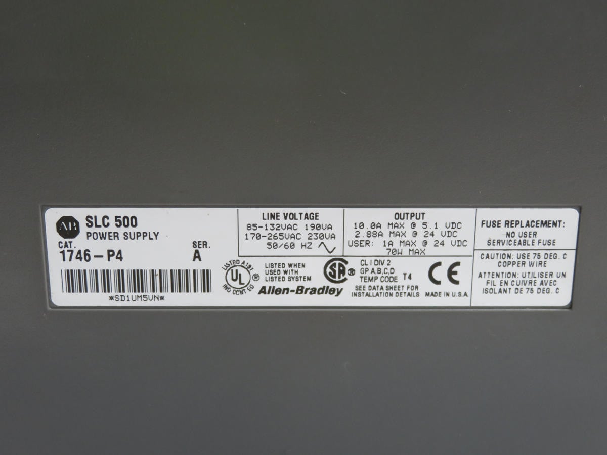 Allen-Bradley #1746-P4, Power Supply (2 available) - Image 5