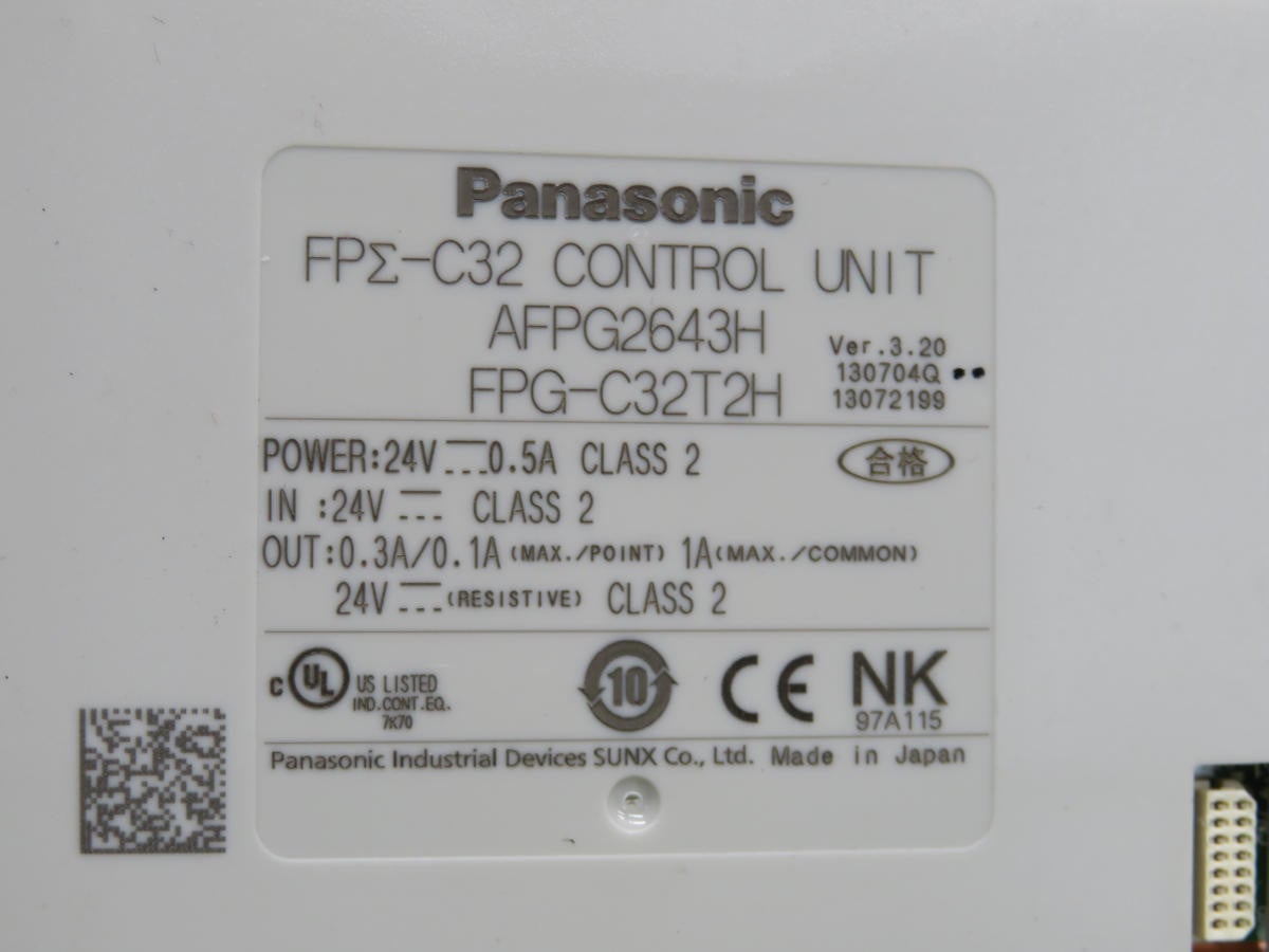 Panasonic #FPG-C32T2H, PLC Control Communication Module - Image 4