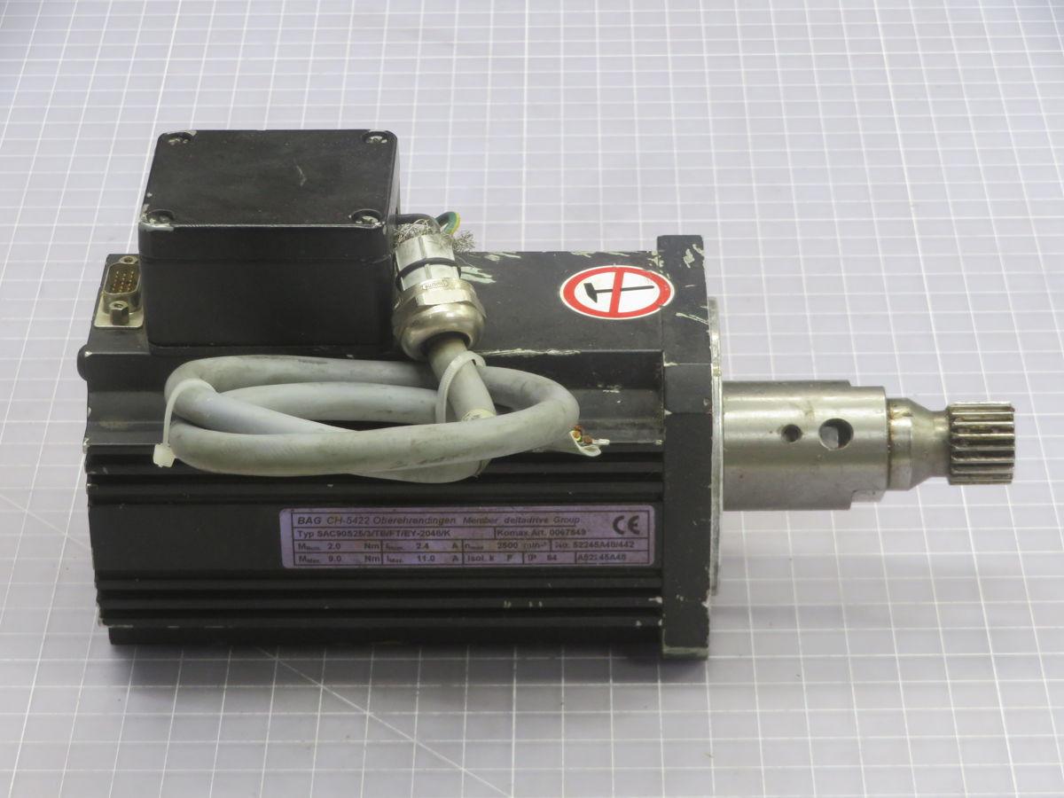 BAG #SAC90S25/3/TB/FT/EY-2048/K, AC Servo Motor, 2-9 Nm (4 available) - Image 3