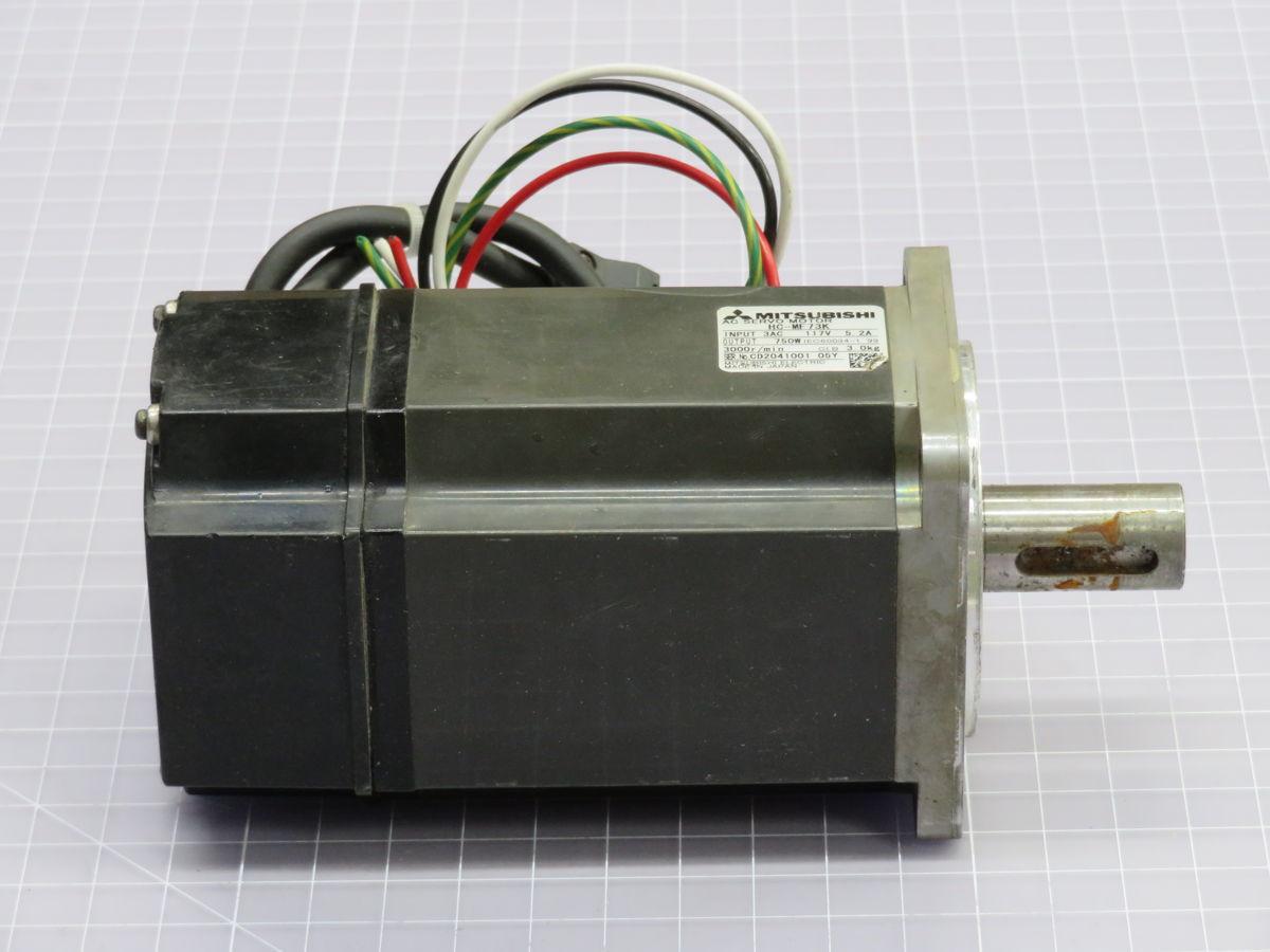 0.75 kW Mitsubishi #HC-MF73K, AC Servo Motor, 3000 RPM (2 available) - Image 3