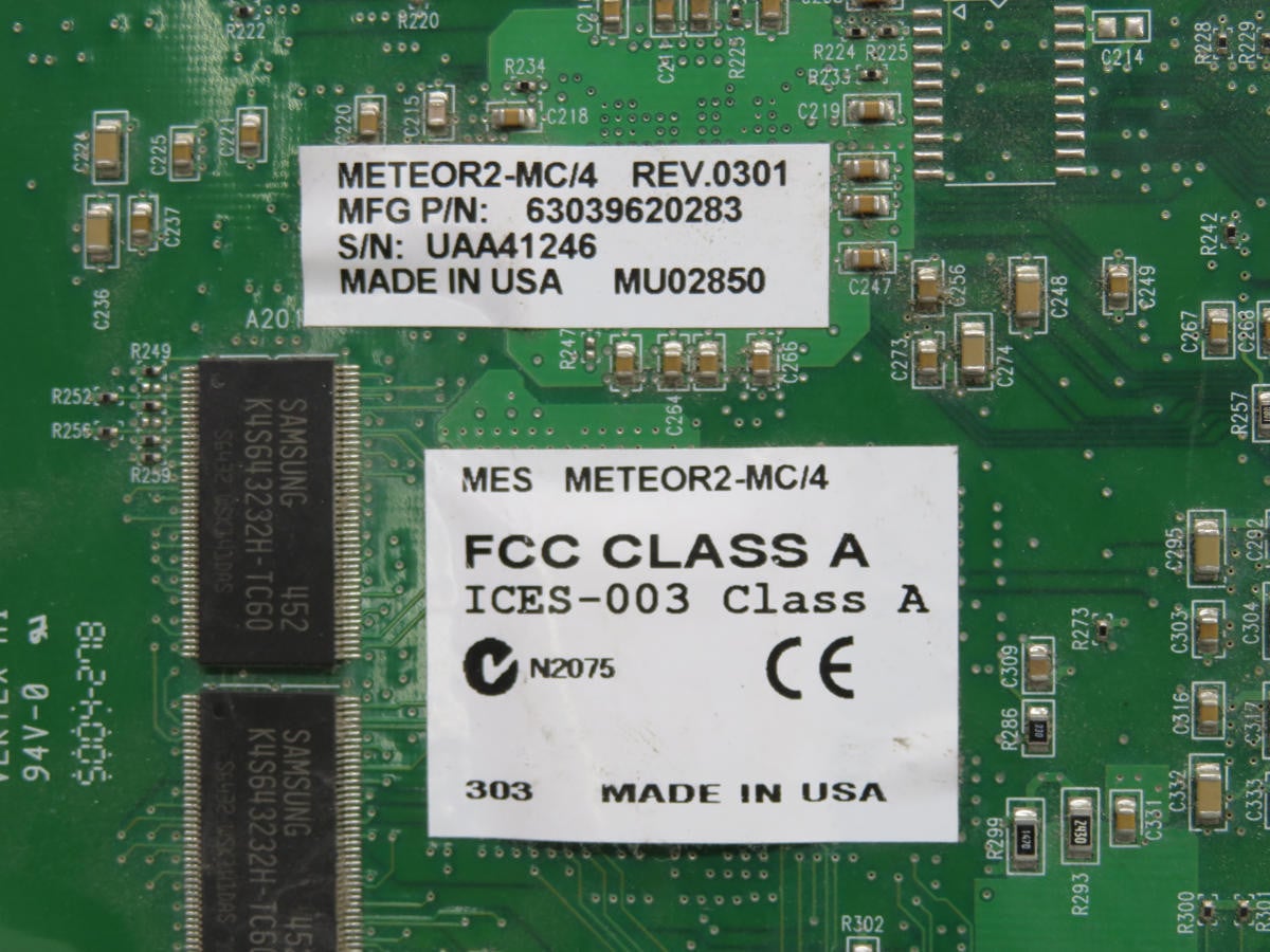 Matrox #METEOR2-MC/4, Video Frame Grabber Board - Image 4