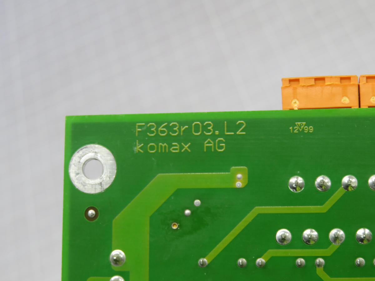 Komax #F363R, 03 PC Circuit Board - Image 4
