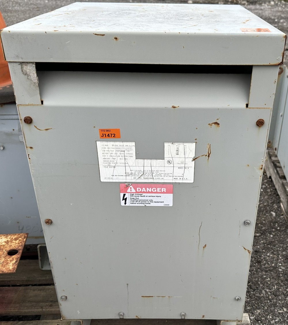 15 KVA 240 Primary, 208Y Secondary, Federal Pacific, Isolation Dry Type Transformer, 3-Phase, 60 Hz - Image 3