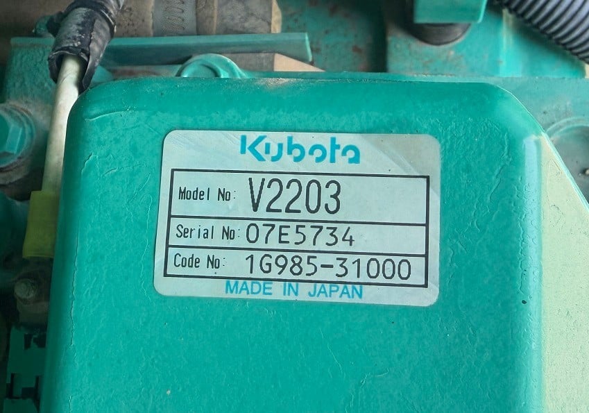 20 KW Onan #DKAE, diesel generator set, 120/240 Volts, 1-phase, Kubota V2203 engine, weatherproof enclosure - Image 6