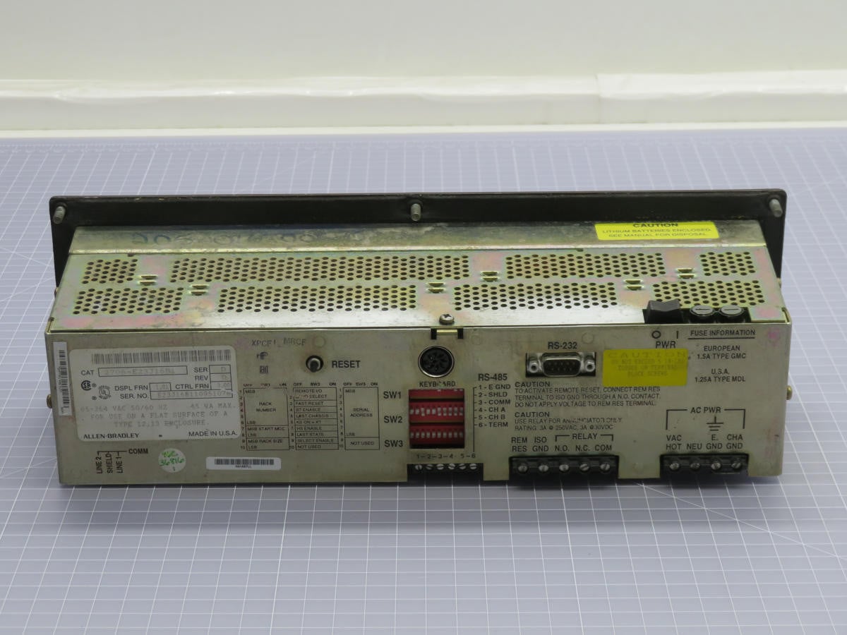 Allen-Bradley #2706-E23J16B1, Operator Interface - Image 2