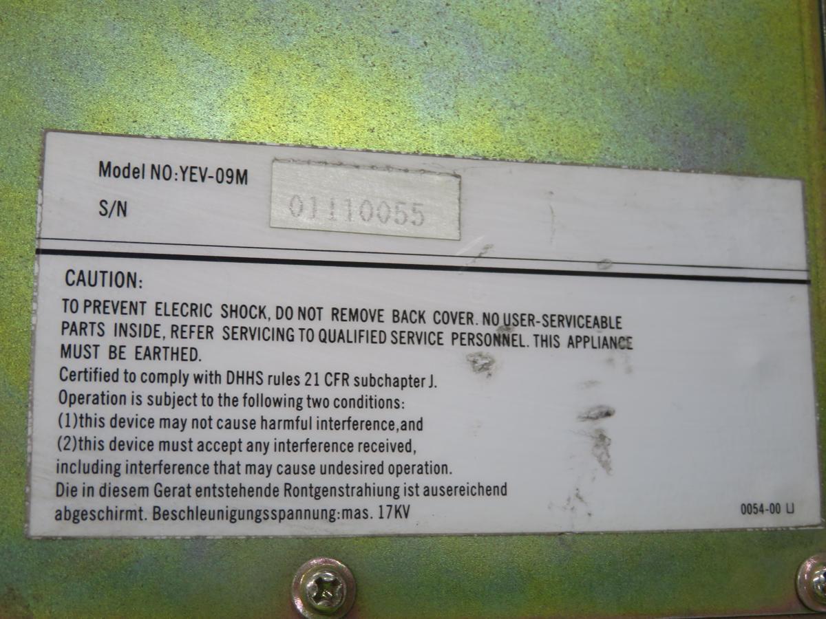 Control Panel CRT Display Unit #YEV-09M - Image 7