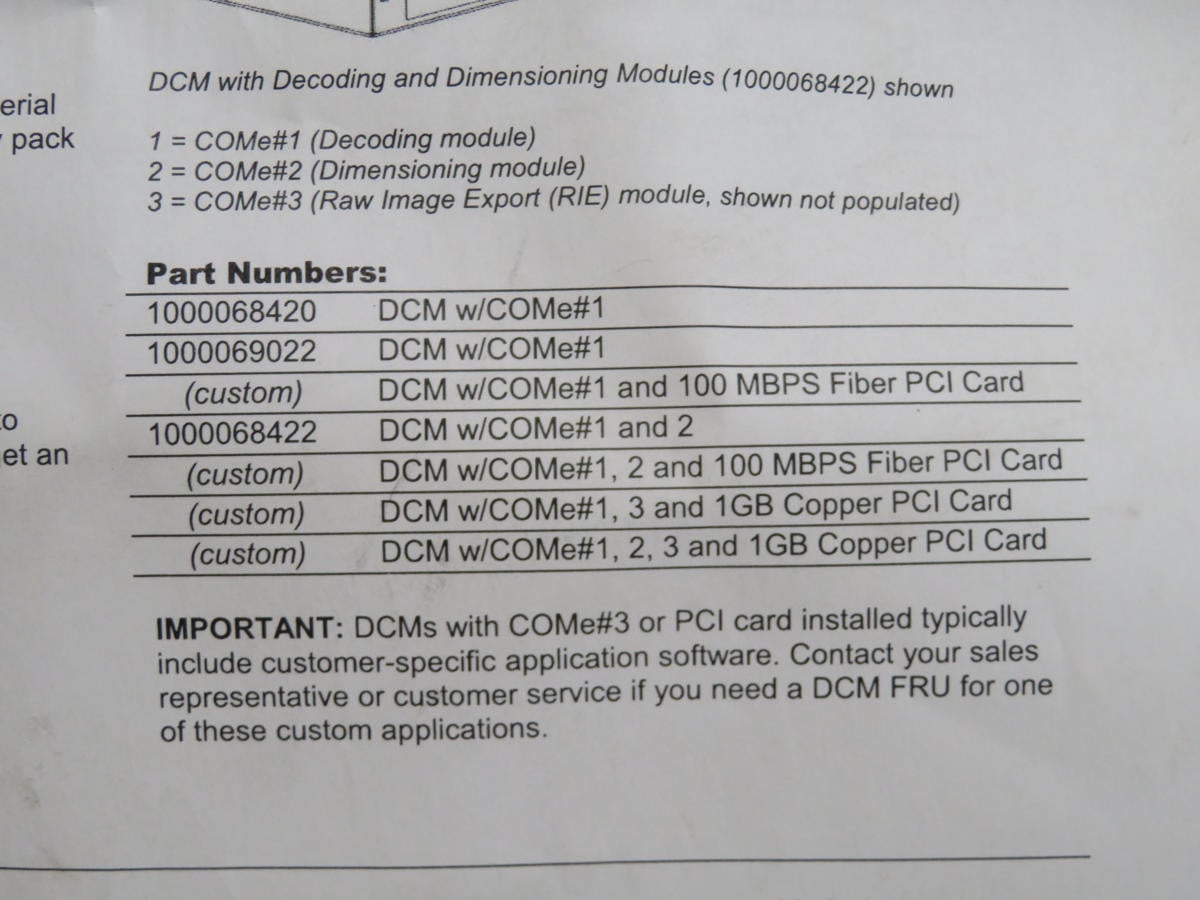 Accu-Sort Systems #AV6010, Accu-Sort Accu-Sort Accuvision Barcode Scanner Camera Module - Image 7