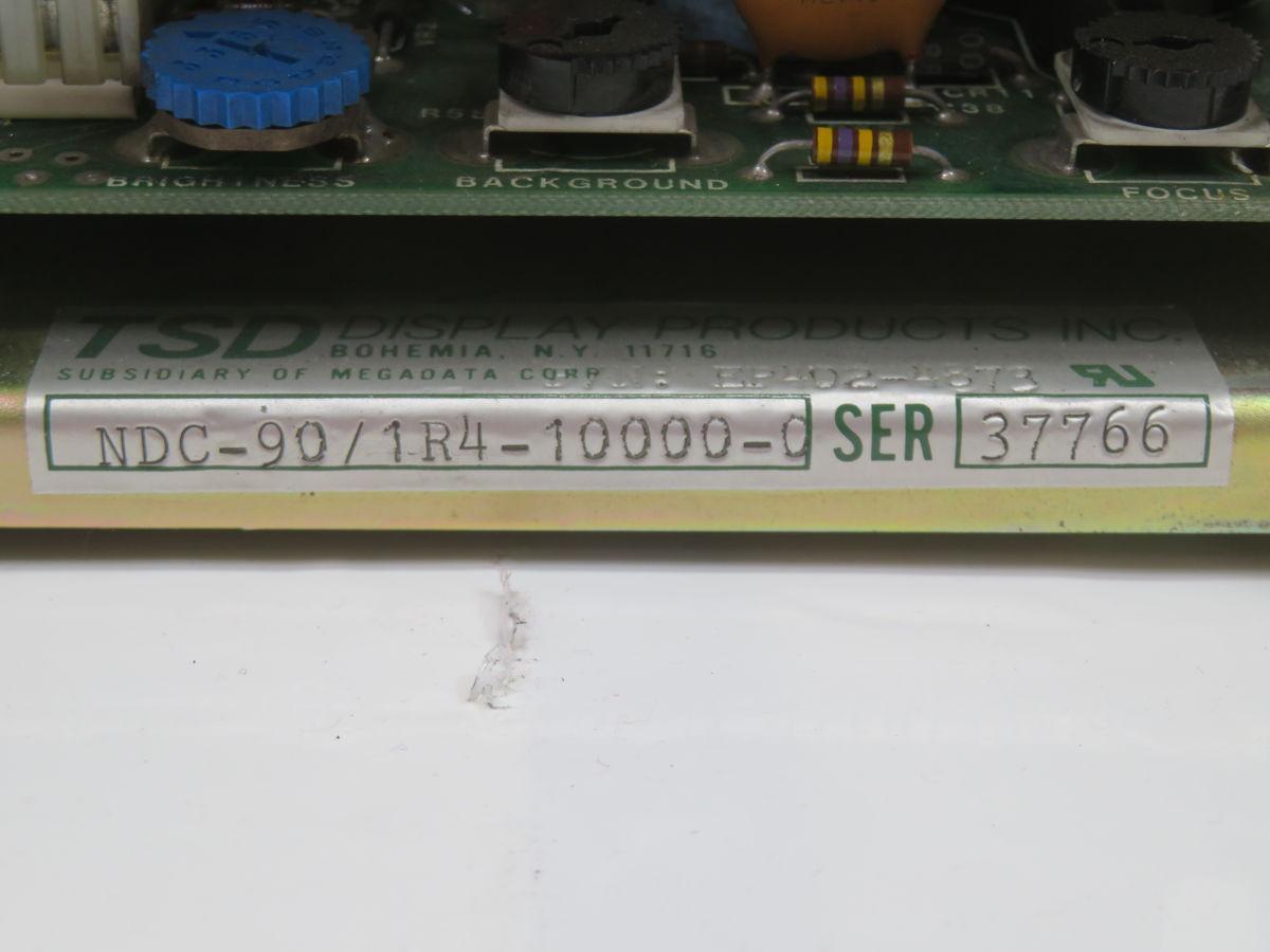 TSD #NDC-90/1R4-10000-0, 9" Amber Monitor - Image 8