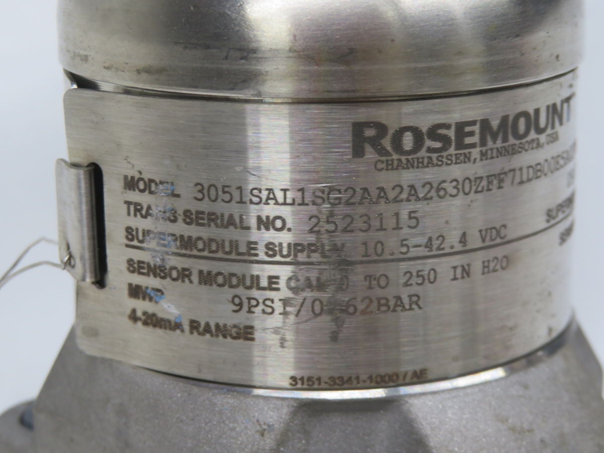 Rosemount #3051S, Electronic Remote Sensor - Image 4