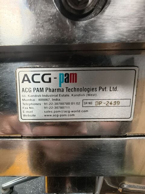 ACG-PAM #DP-100, Pharmaceutical De-Duster / Polisher - Image 3