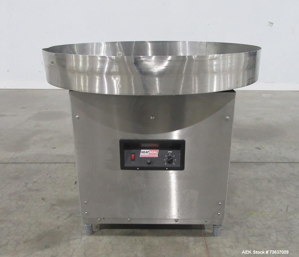 36" Heat Seal #AT36, Rotary Accumulation Table, 36" diameter tabletop, 115 V. (3 available) - Image 2