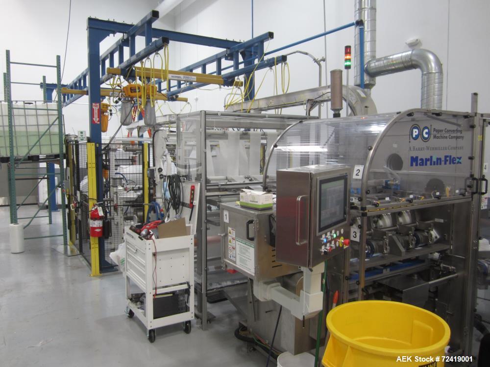 Paper Converting Machine #CF01-00013, Wet Wipes Converting & Wrapping Line, Marlin Flex folder, 2000 - Image 1