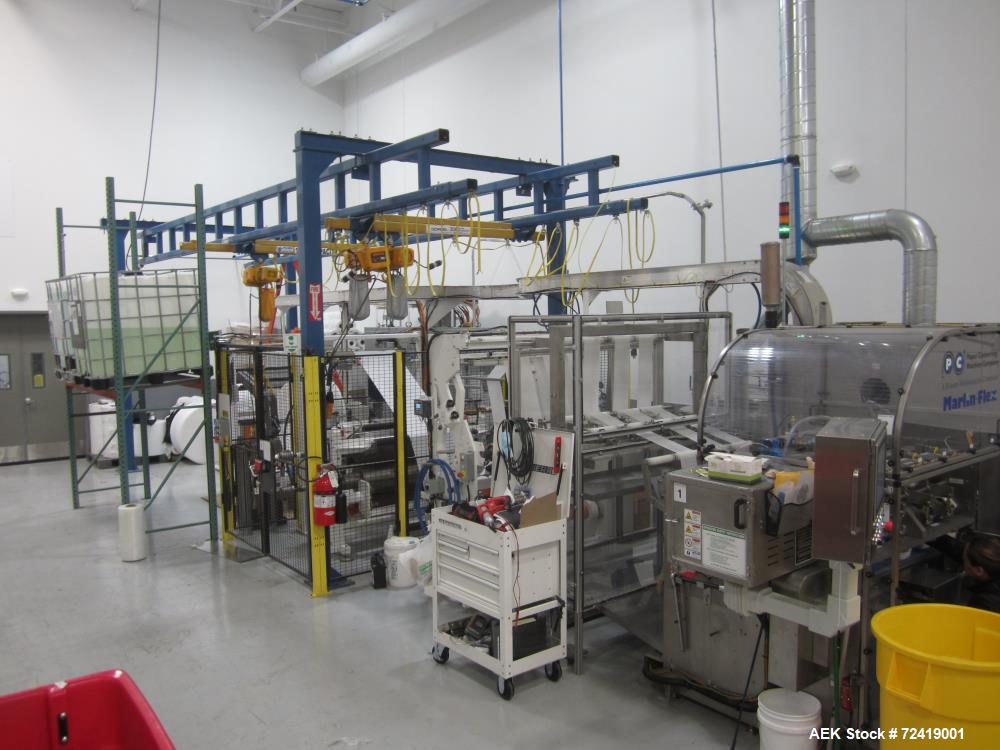 Paper Converting Machine #CF01-00013, Wet Wipes Converting & Wrapping Line, Marlin Flex folder, 2000 - Image 2