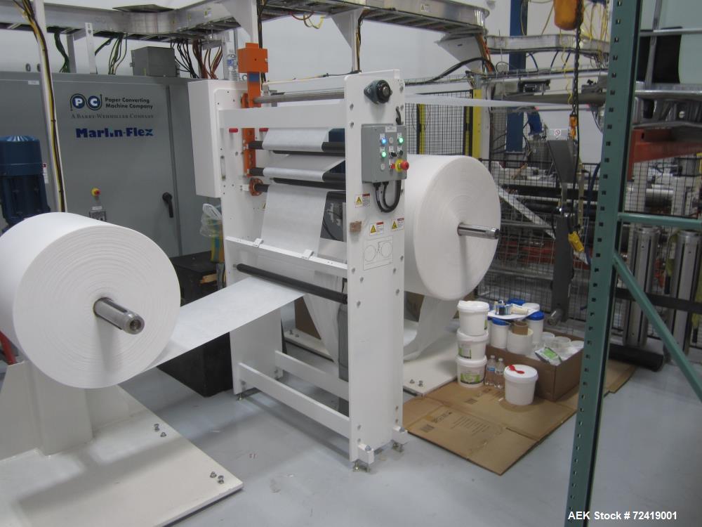 Paper Converting Machine #CF01-00013, Wet Wipes Converting & Wrapping Line, Marlin Flex folder, 2000 - Image 7