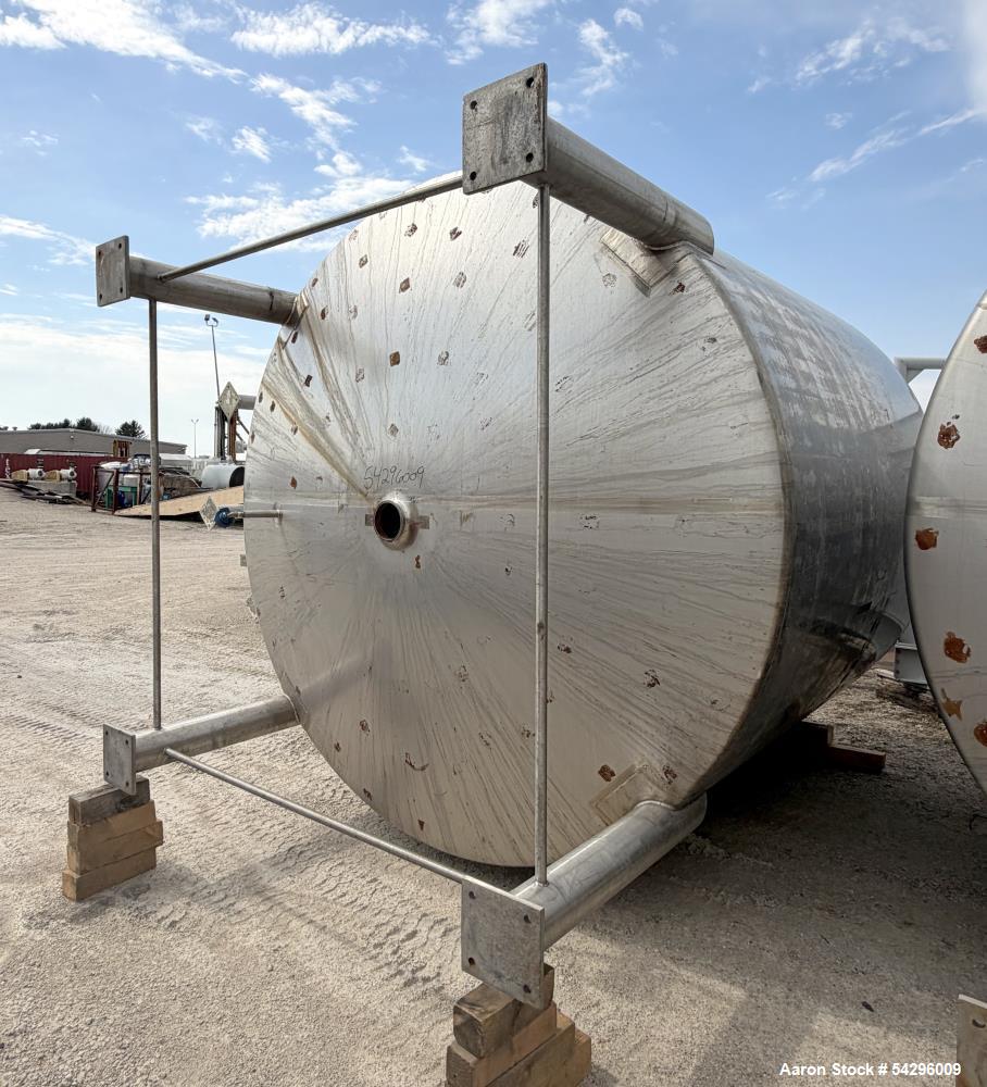 4,700 gallon Feldmeier, Vertical Tank, 304L Stainless Steel, 114" diameter x 102" straight side, 24" manway - Image 3