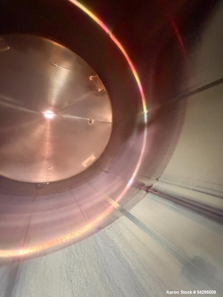 4,700 gallon Feldmeier, Vertical Tank, 304L Stainless Steel, 114" diameter x 102" straight side, 24" manway - Image 7