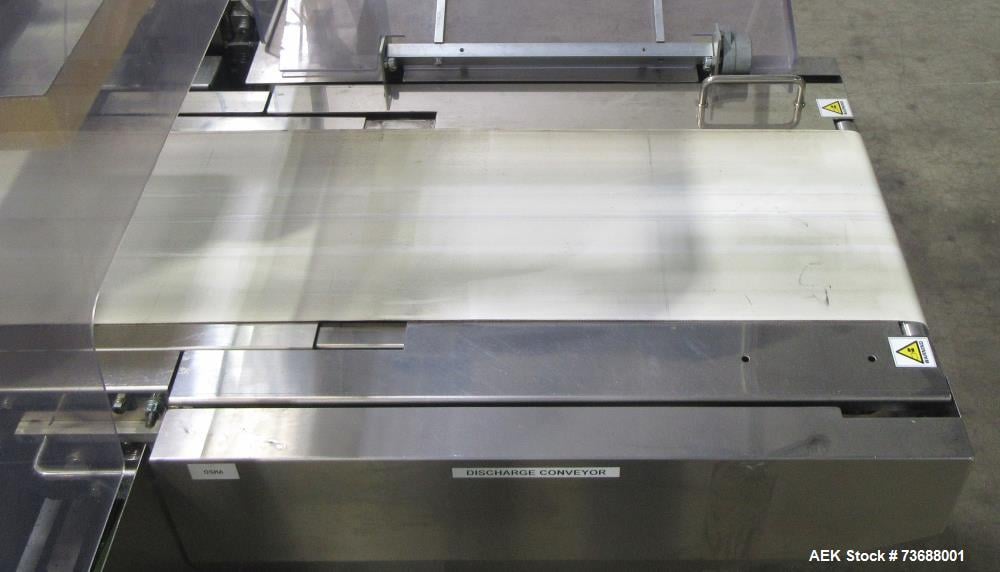 Fuji #FW-3410/Ba7, Horizontal Box Motion Flow Wrapper, 10-150 PPM, 25" film width, Yaskawa servo, Markem - Image 9