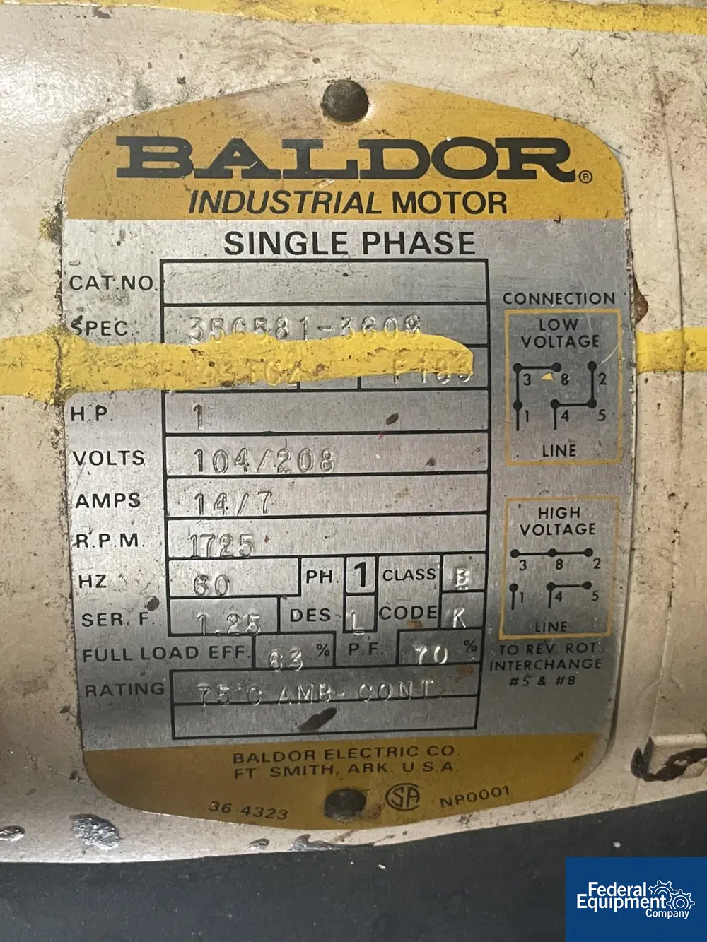 International Dynetics #Slugger, Drum Compactor, 1 HP, 104/208 V. - Image 6