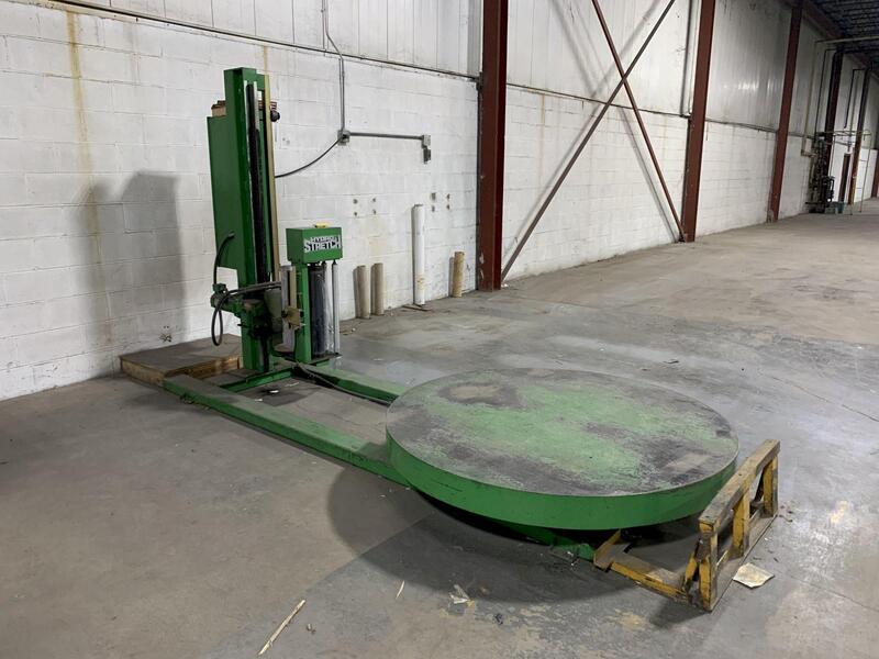 Synergy #SYNERGY-II, automatic shrink wrap machine with hydro stretch film feeder, 5' diameter turntable - Image 2