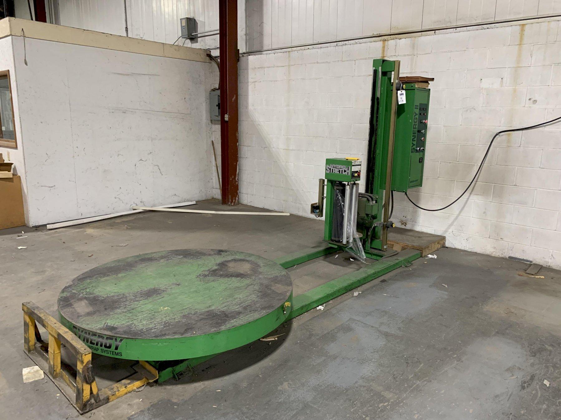Synergy #SYNERGY-II, automatic shrink wrap machine with hydro stretch film feeder, 5' diameter turntable - Image 3