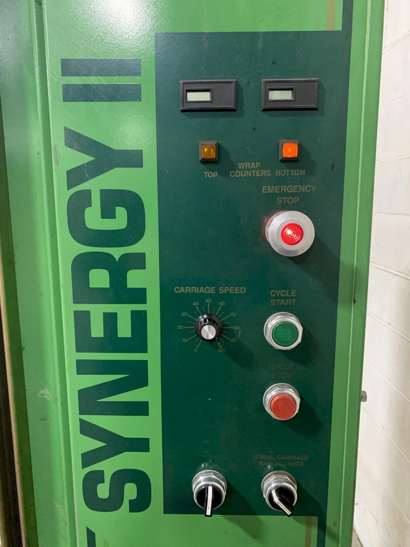 Synergy #SYNERGY-II, automatic shrink wrap machine with hydro stretch film feeder, 5' diameter turntable - Image 9
