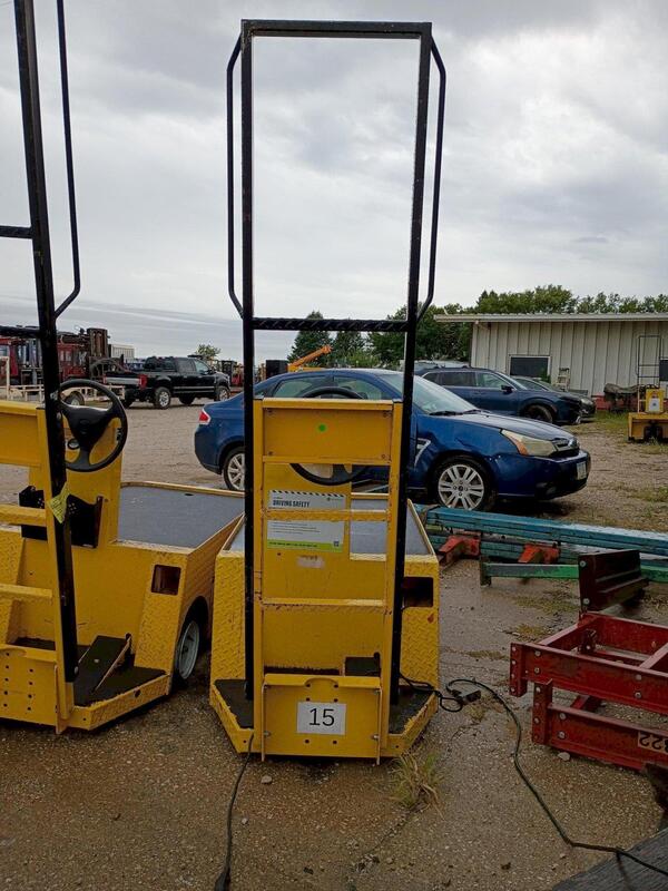 1,200 lb. Pack Mule #SC-775-6CA, electric stock chaser cart, 2,000 lb. tow capacity, 36 V., 48" x 31.5" deck - Image 4
