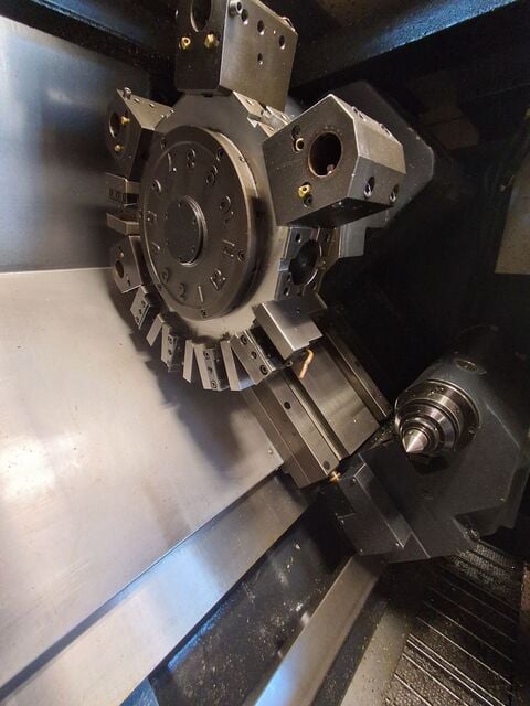 Daewoo Doosan #Puma-300MC, CNC Lathe, 15.7" diameter x 24.8" length, 12" chuck, 4" bar, 35 HP, 2800 RPM, live - Image 10