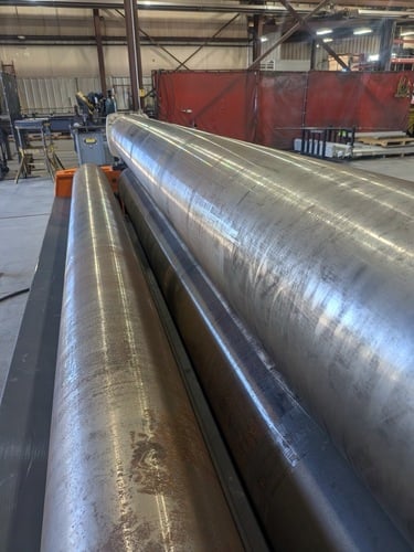 120" x 5/8" Roccia #HR4W-3600, hydraulic 4-roll plate bending machine, 122.05" working length, 0.51" - Image 4
