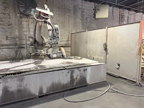 Baca Systems #RS201, Robo SawJet, 90" x 144" table, 26 HP Saccardo saw, 50 HP waterjet pump, 60,000 PSI - Image 6