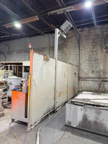 Baca Systems #RS201, Robo SawJet, 90" x 144" table, 26 HP Saccardo saw, 50 HP waterjet pump, 60,000 PSI - Image 7