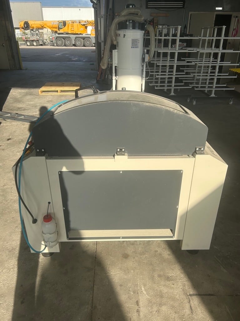 Oz Machine #APEX-I-A, hydraulic aluminum corner crimper, w/ POLAR V automatic end milling machine, PLC - Image 7