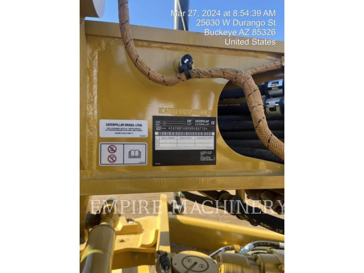 Caterpillar 140-13, Motor Grader, 1050 hours, S/N: N9400710, 2023 - Image 3