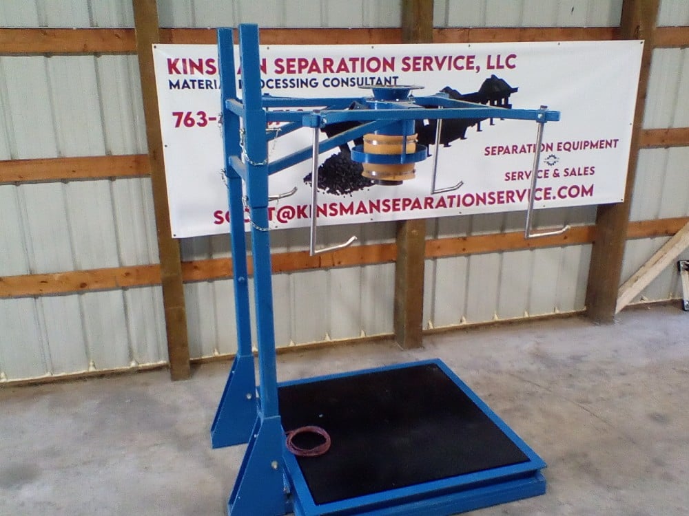 Carolina Conveying Bulk Bag Filling Station, 4,000 lb, 48" x 48" Rice Lake Scale, Inflatable Seal - Image 2