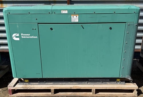 25 kw Cummins / Mitsubishi #C25 N6, Natural Gas or Propane Generator, 120/240 Volts - Image 1