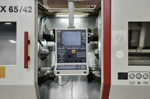 Traub #TNX-65/42, milling & turning center, TX 8i-S Control, Knoll coolant tank, serial #7060107, 2007 - Image 1