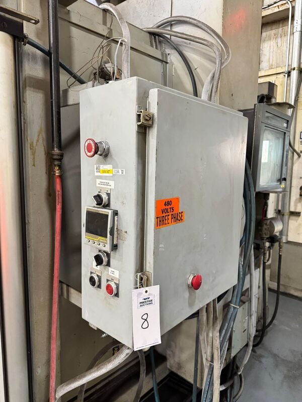 100" width x 36" H x 169" D L S Industries #0, tempering oven, 1000&deg;F, Eurotherm Nonodac PLC Control - Image 9