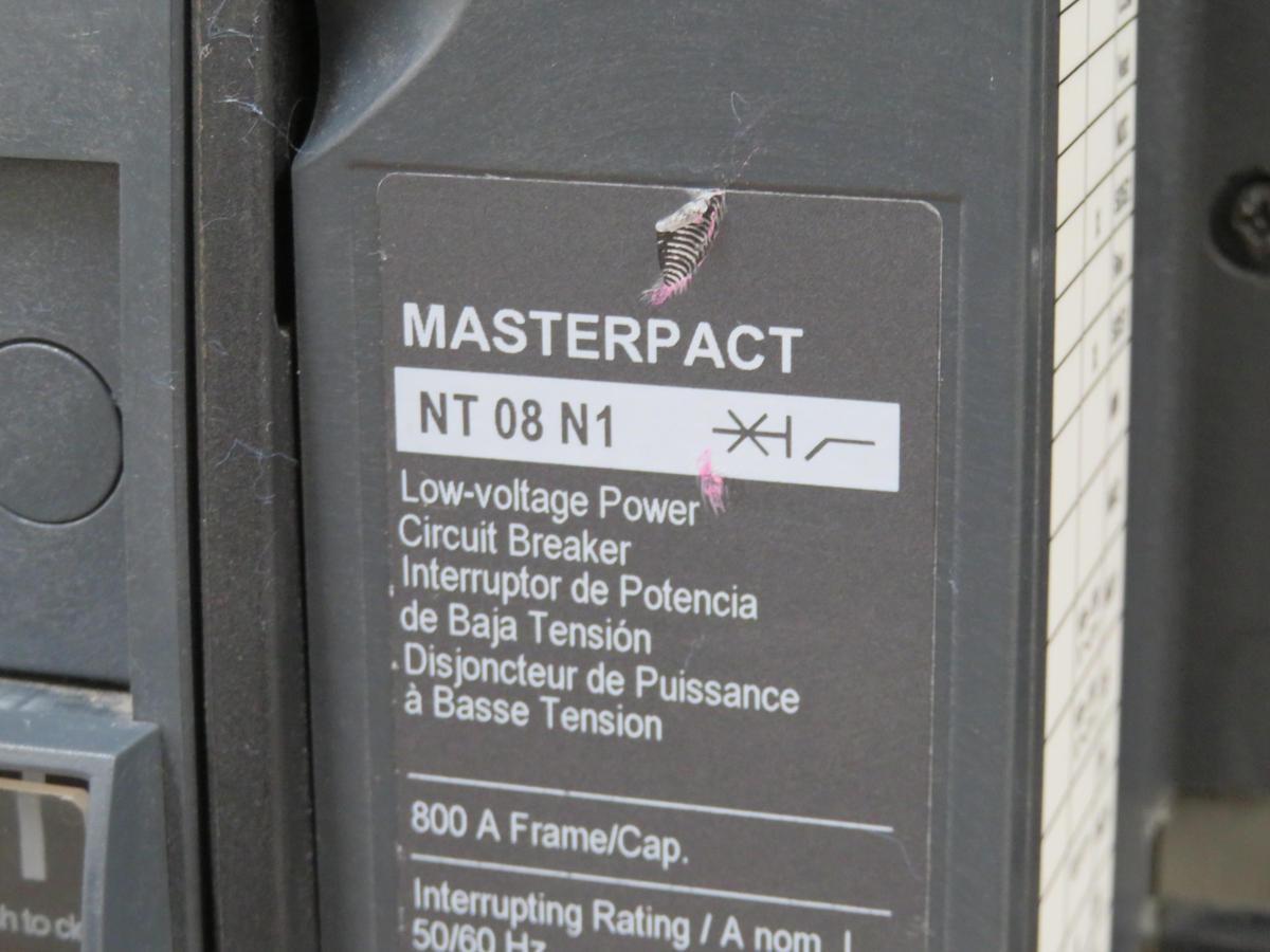 800 Amps, Square D #LGSB11, Circuit Breaker, Masterpact Nt 08 N1, 508 VAC Voltage, 800 Amp Current - Image 9